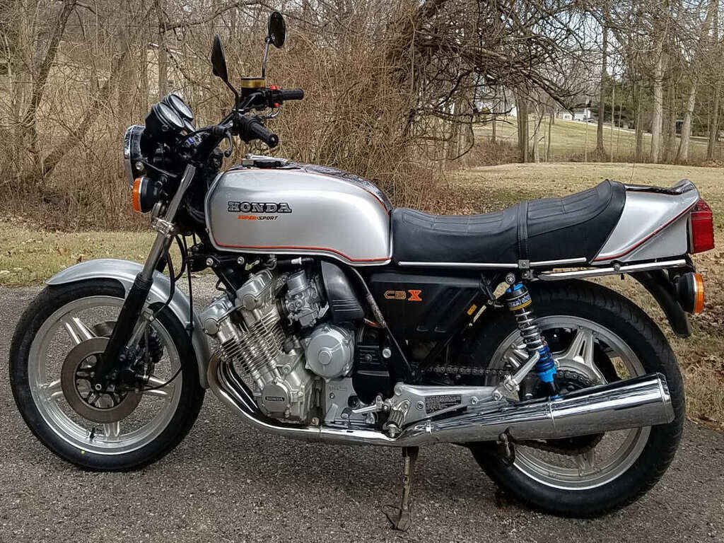 1979 Honda CBX one of the few bikes I purchased new.