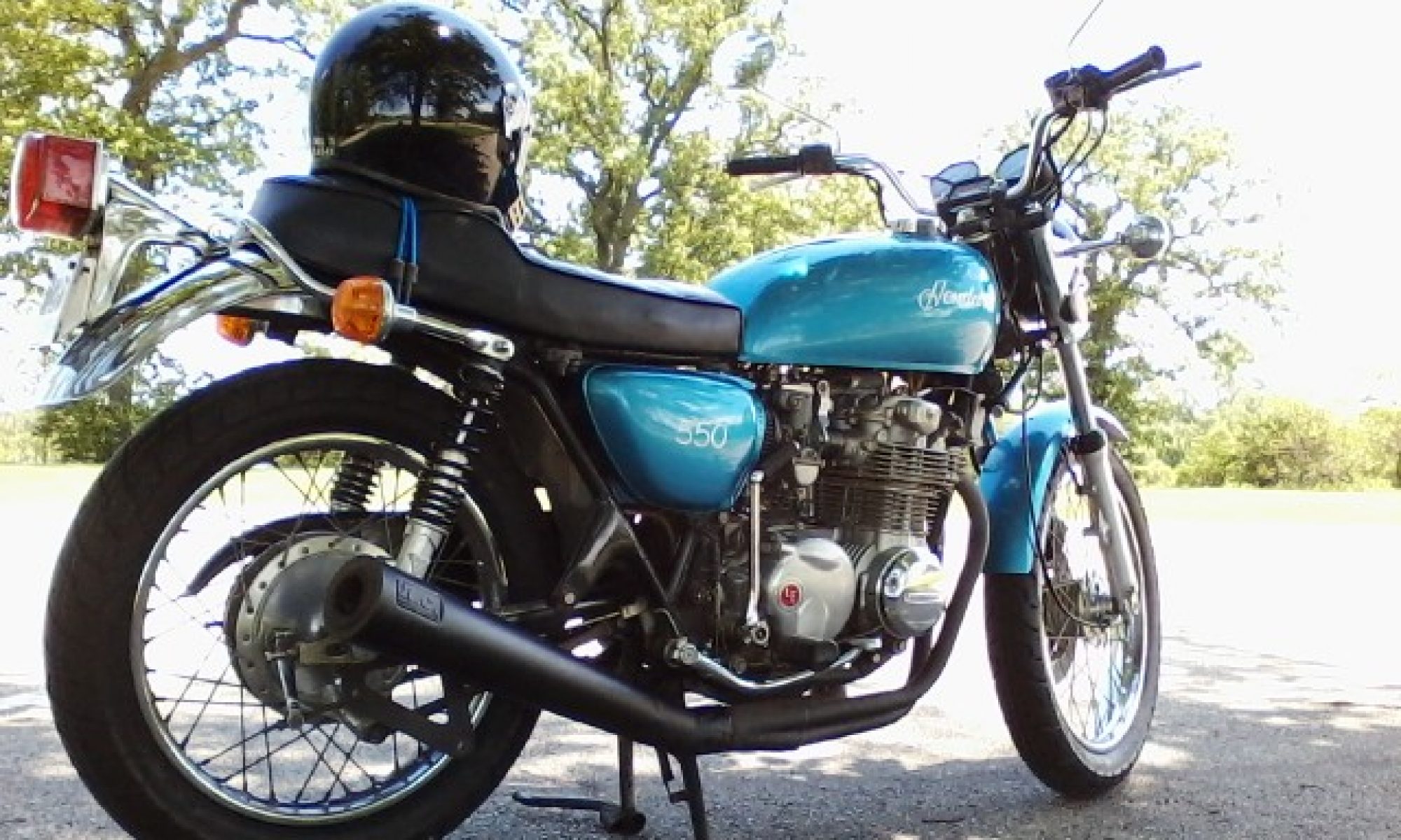1974 CB550 at Clark Lake State Park May 29, 2017.